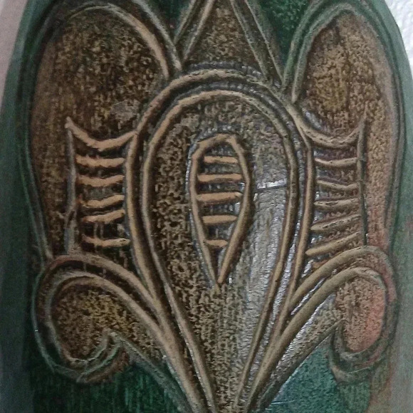 19×6 Vintage African tribe carved wood mask..unique - Picture 6 of 6